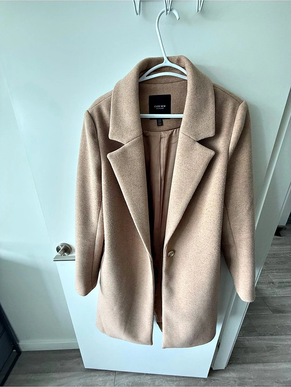 Ever New Pea Coat in Camel Size 10 Like New